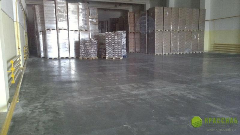 бетонный пол на складе